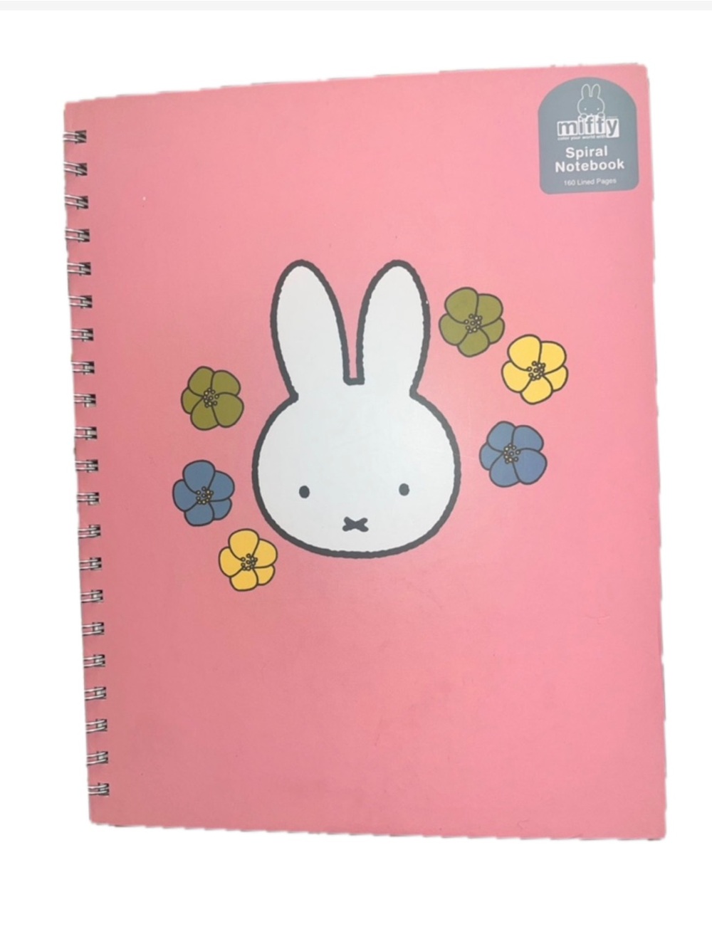 New Miffy Pink Spiral Notebook